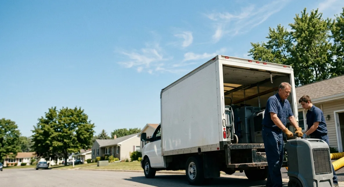Water Damage Cleanup in Green Valley, IL near me
